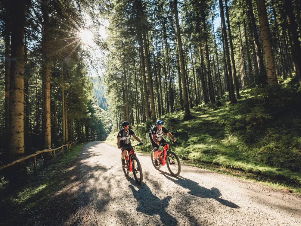 E-Biker in Spital Stuhleck