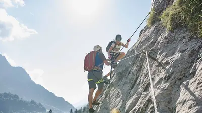 Klettersteig Fallbach Klostertal