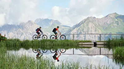 Mountainbiken im Klostertal
