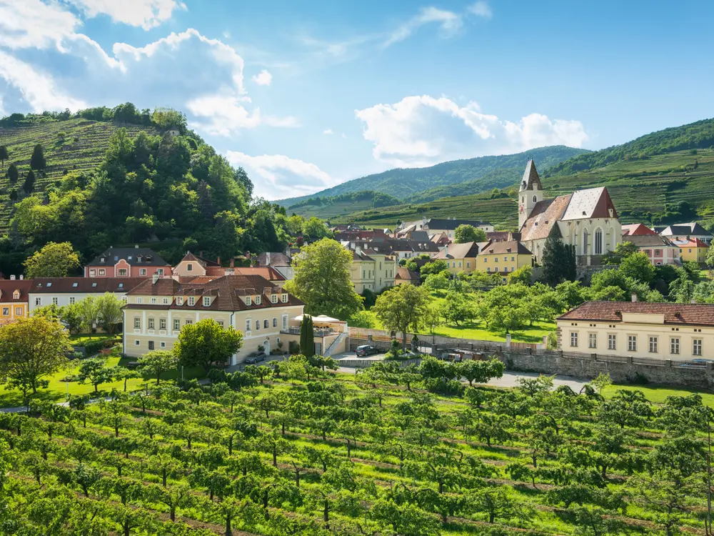 Spitz an der Donau im Frühjahr