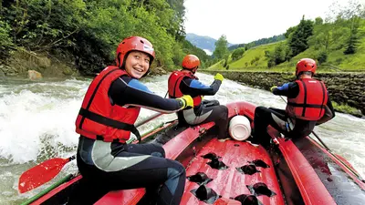 Rafting im Sommer