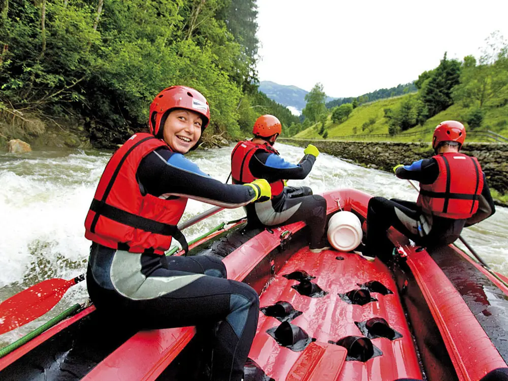 Rafting im Sommer