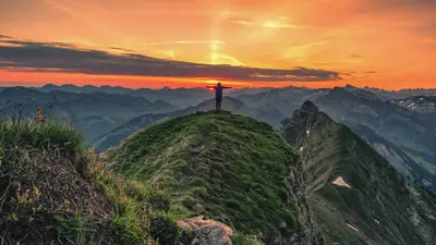 Sonnenaufgang am Kanisfluh