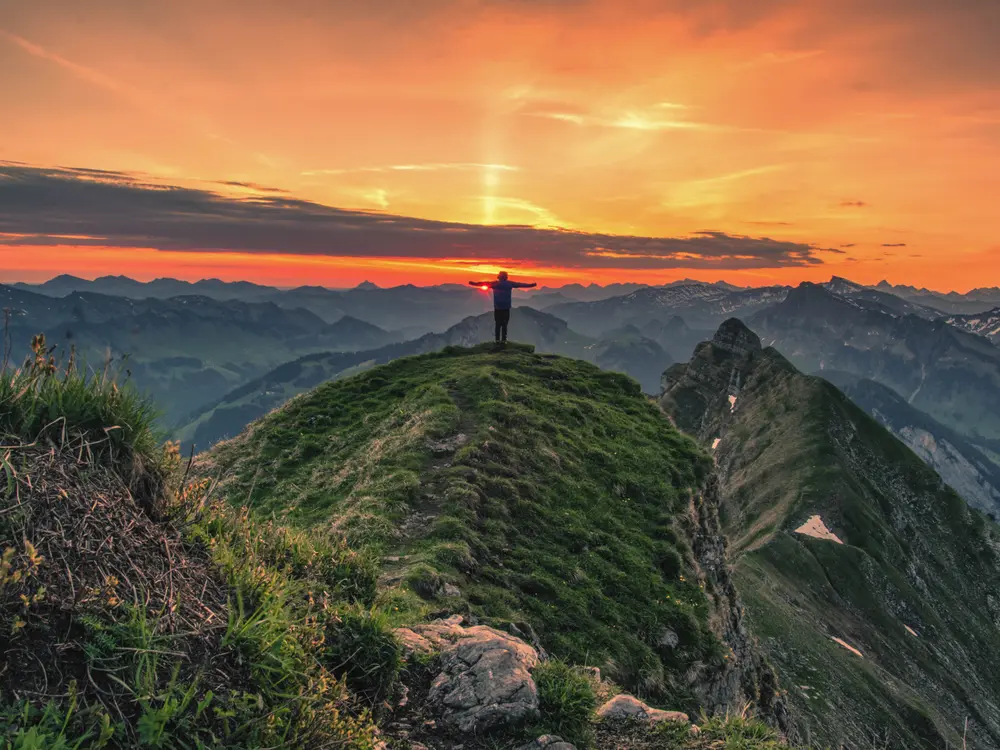 Sonnenaufgang am Kanisfluh