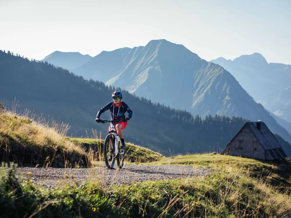 Biker im Bregenzerwald