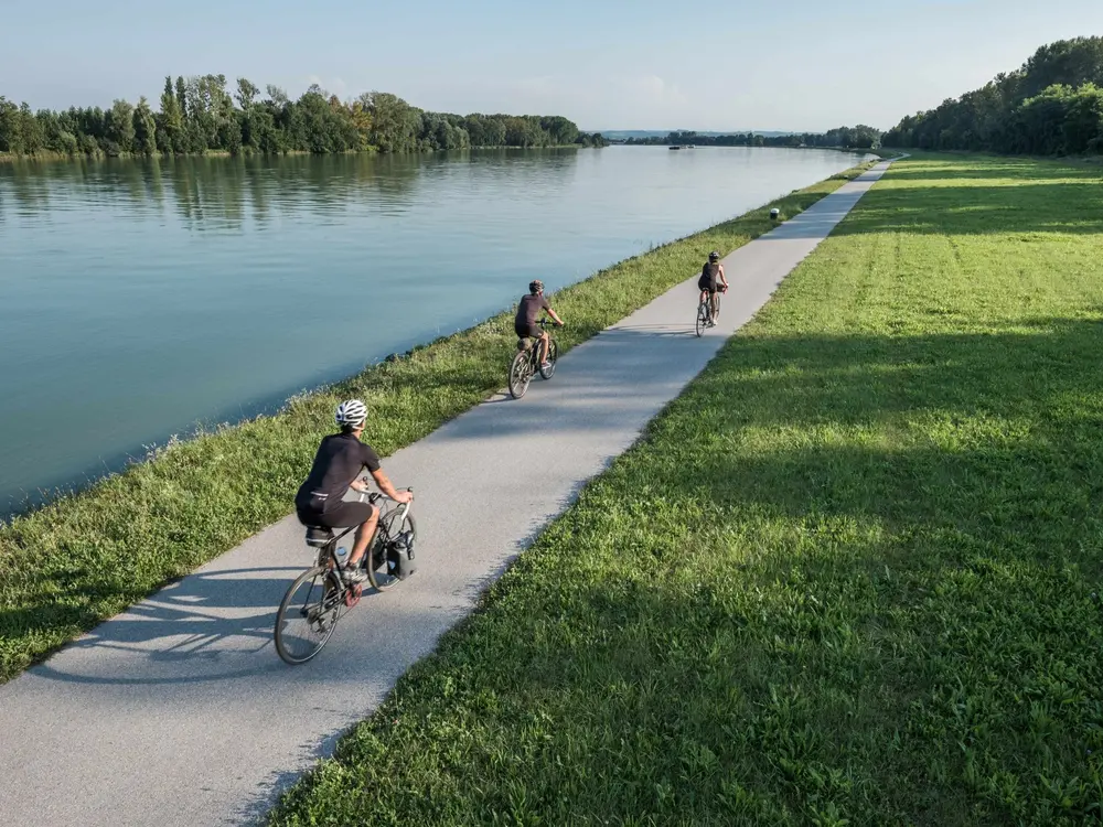 Unterwegs auf dem Donauradweg