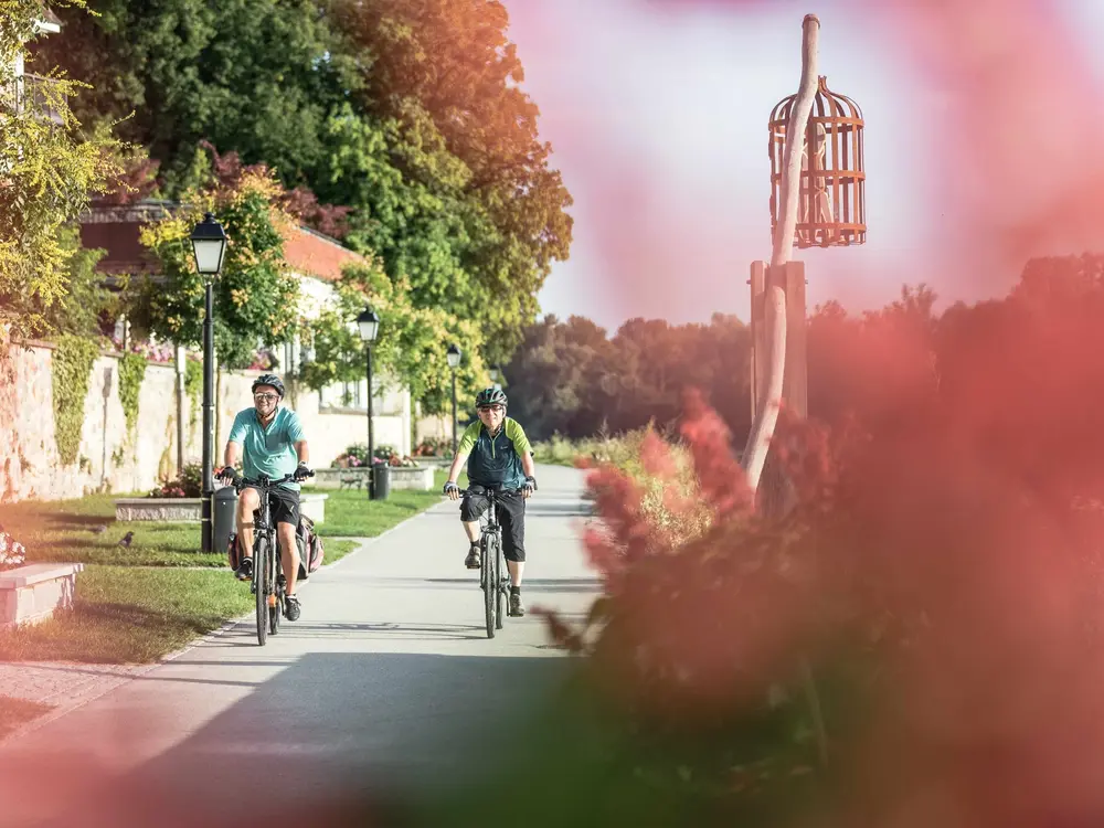 Radfahren auf dem Innradweg