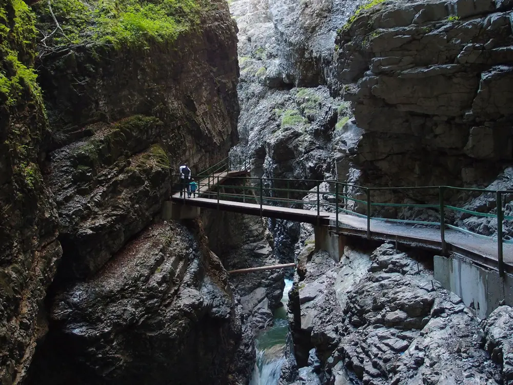 Blick in die Breitachklamm