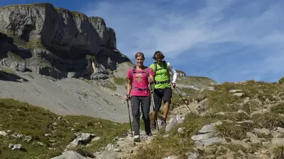 Wanderer im Kleinwalsertal