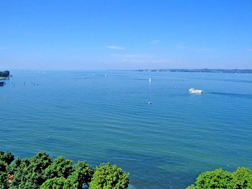 Blick von Bregenz über den Bodensee /