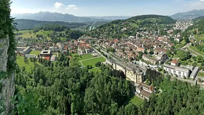 Blick vom Sorgschrofen auf Feldkirch