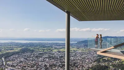 Aussichtsplattform am Karren