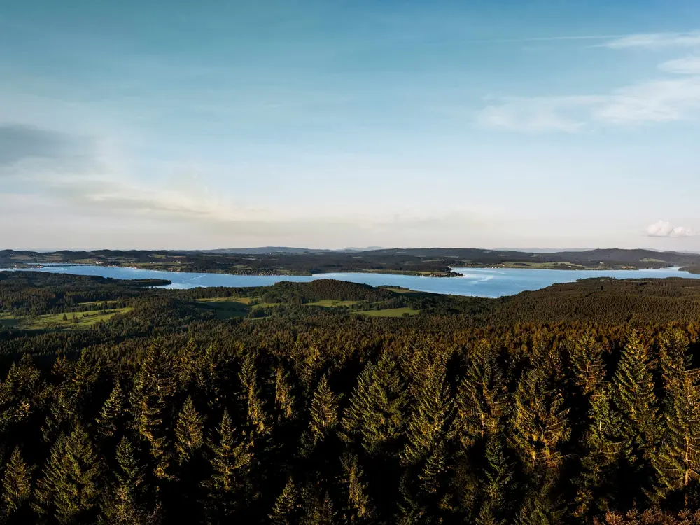 Blick über den Böhmerwald