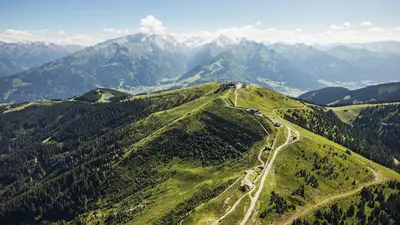 Schmittenhöhe von oben