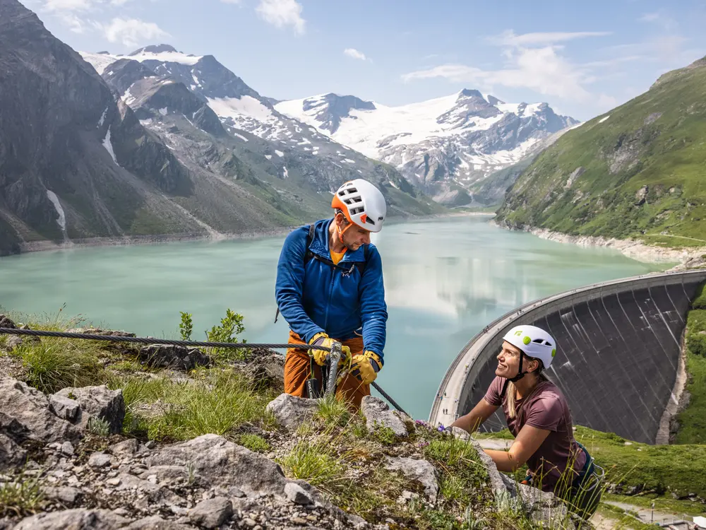 Die Klettersteige bei den Hochgebirgsstauseen in Kaprun