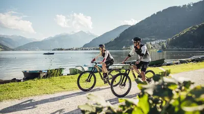 Biken um den Zeller See