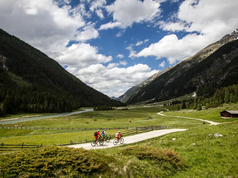 Mountainbiker im Nationalpark Hohe Tauern