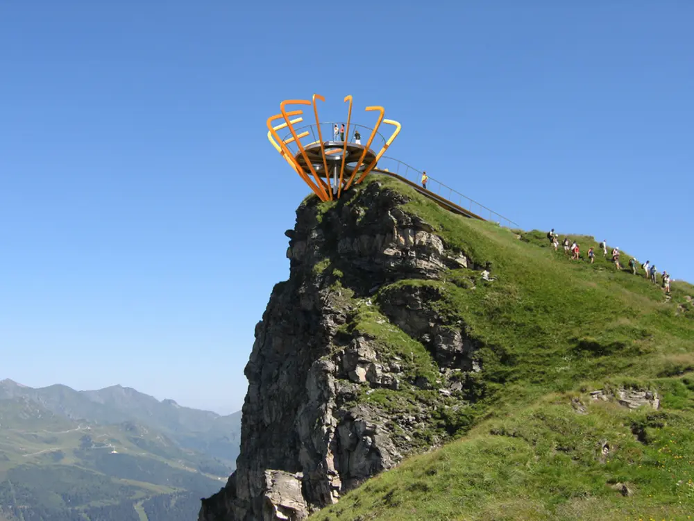 Aussichtsplattform auf dem Stubnerkogel