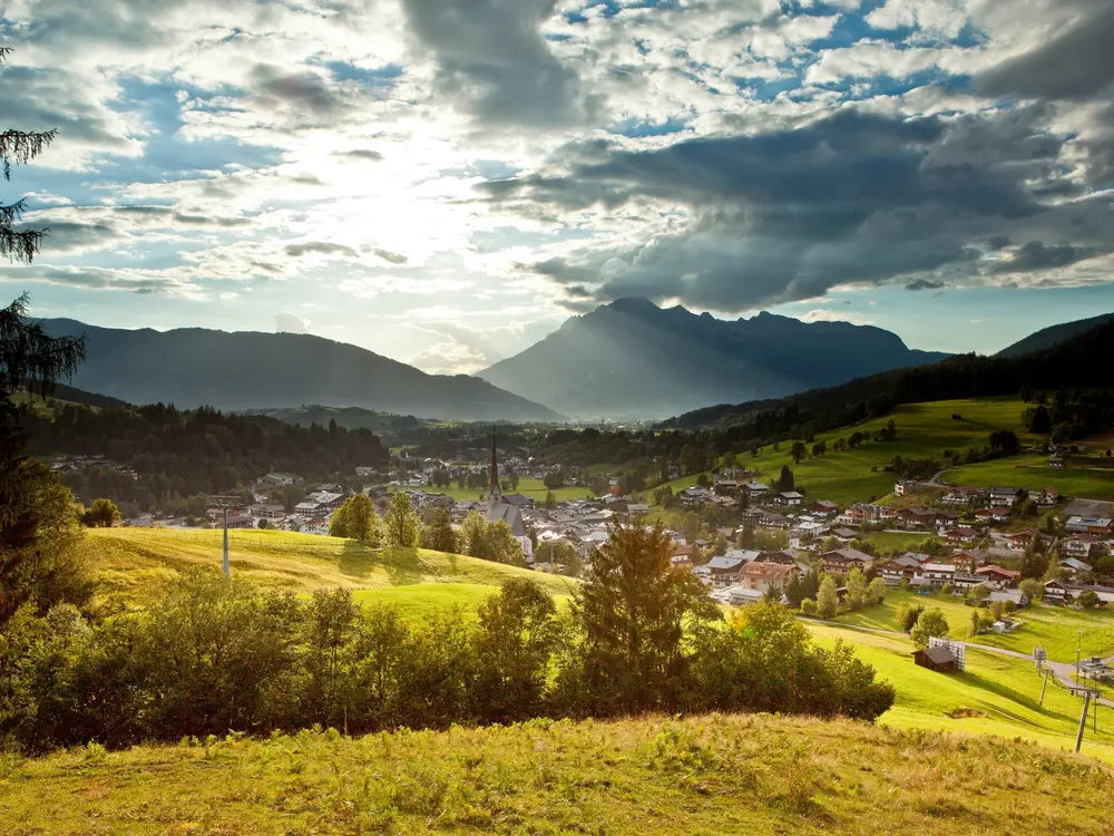 Blick auf Maria Alm