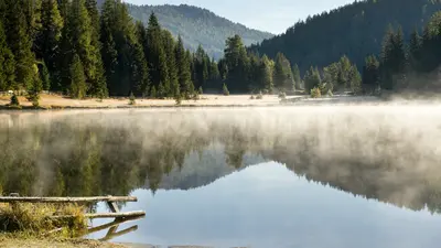 Herbststimmung am Prebersee im Lungau