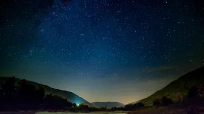 Sternenhimmel über dem Lungau