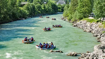 Rafting auf der Saalach