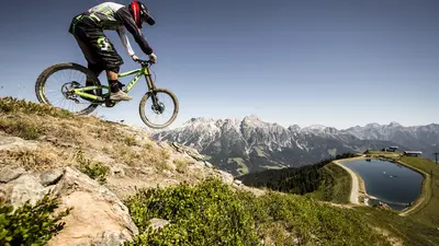Mountainbiker in der Region Saalfelden-Leogang