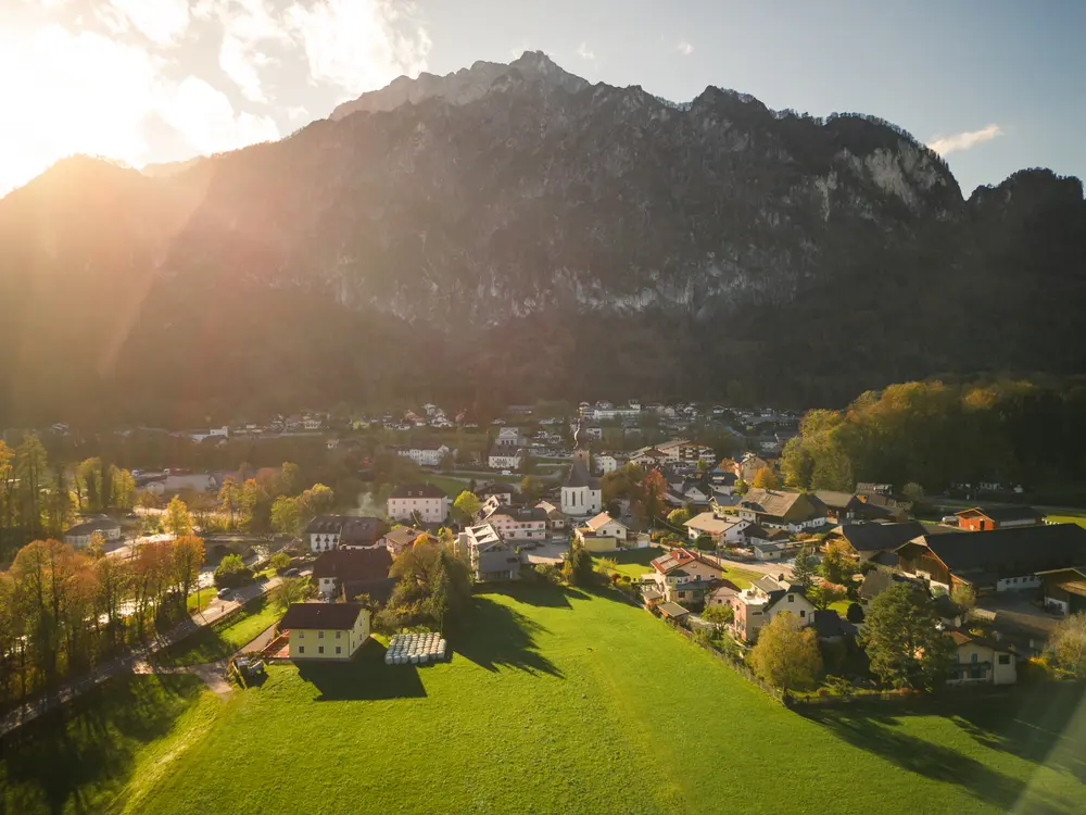 Blick auf den Untersberg