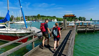 Steg am Mattsee im Salzburger Seenland