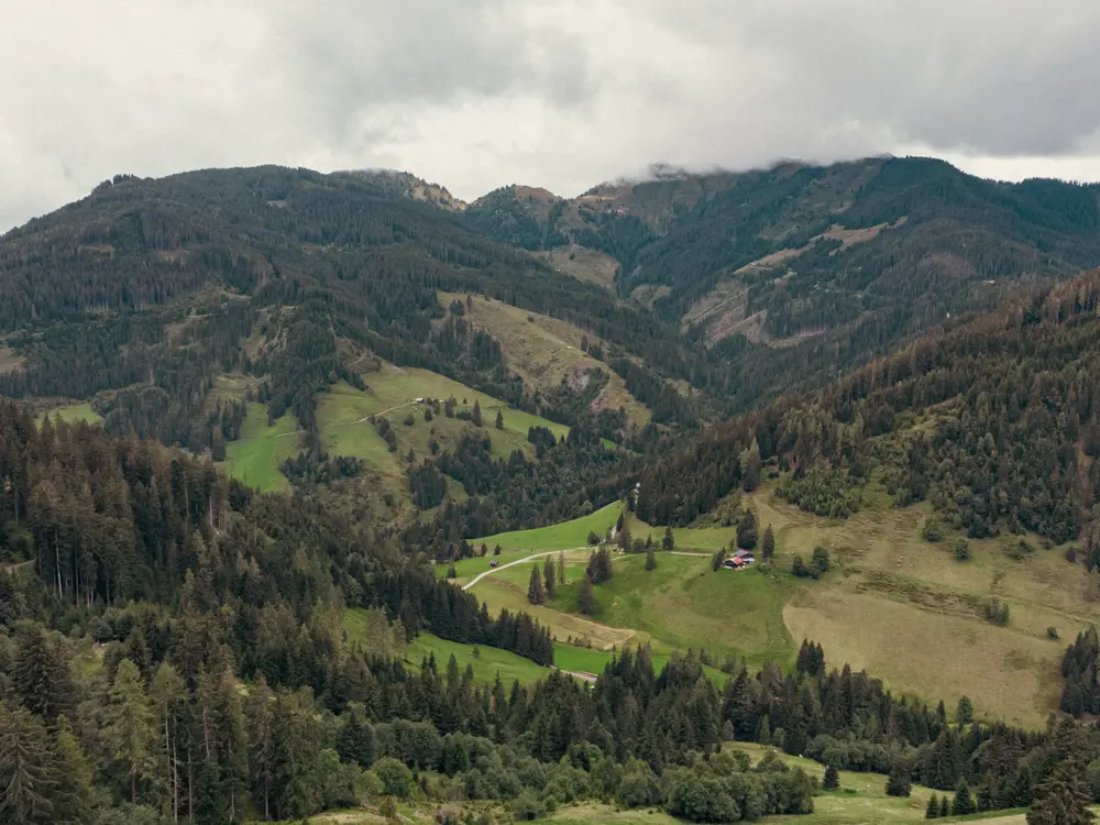 Ausblick auf die Salzburger Sonnenterrasse