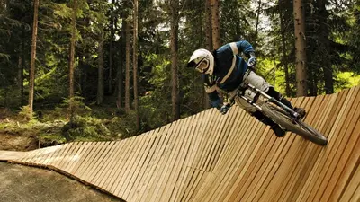 Mountainbiker im Bikepark Wagrain