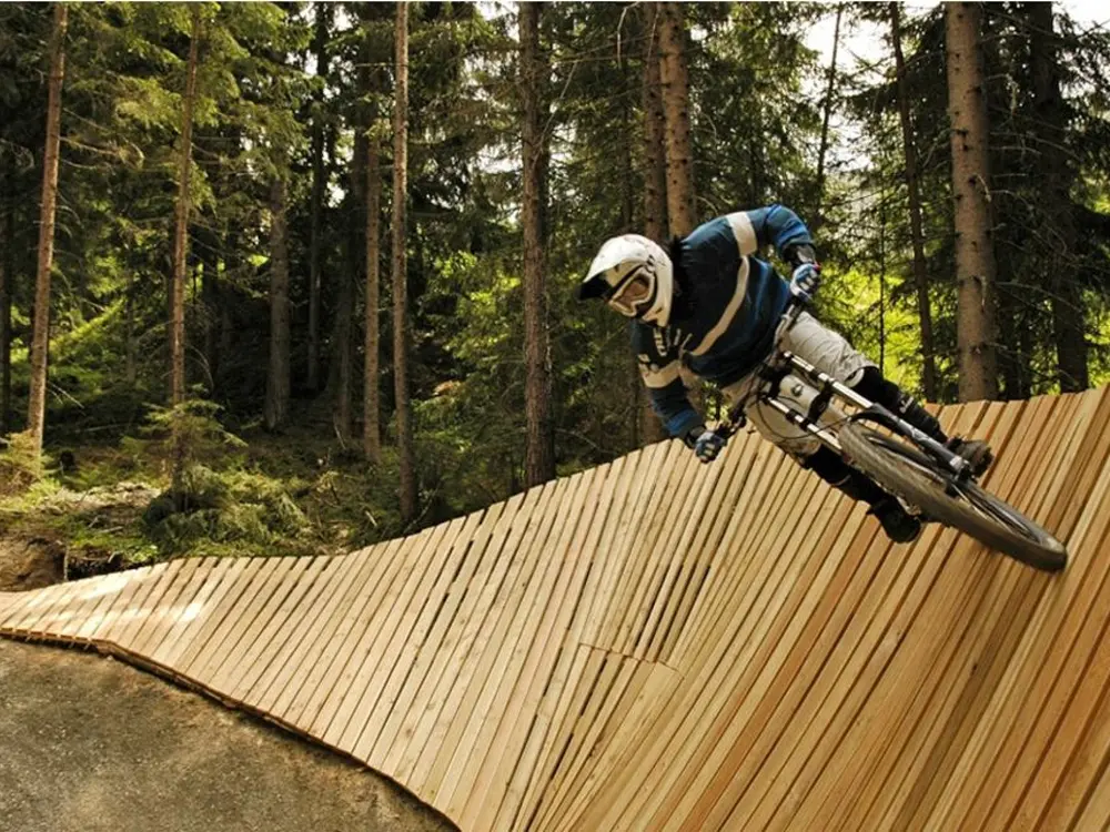 Mountainbiker im Bikepark Wagrain