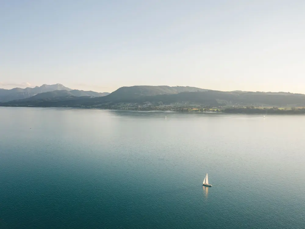 Segelboot Attersee