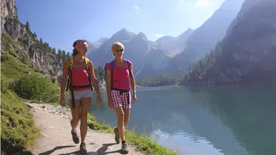 Wanderer am Tappenkarsee
