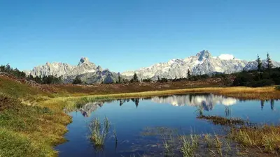 Gebirgssee auf dem Gerzkopf bei Eben im Pongau