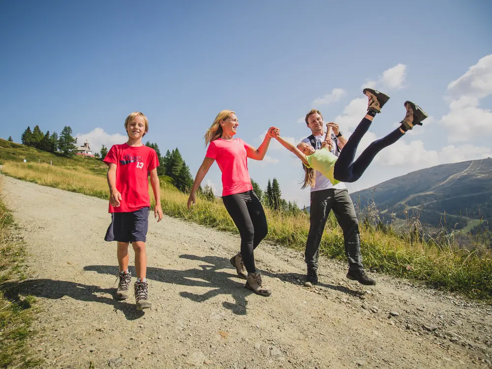 Familie auf der Katschberghöhe