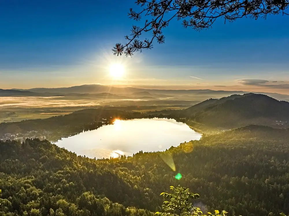 Blick auf den Klopeiner See
