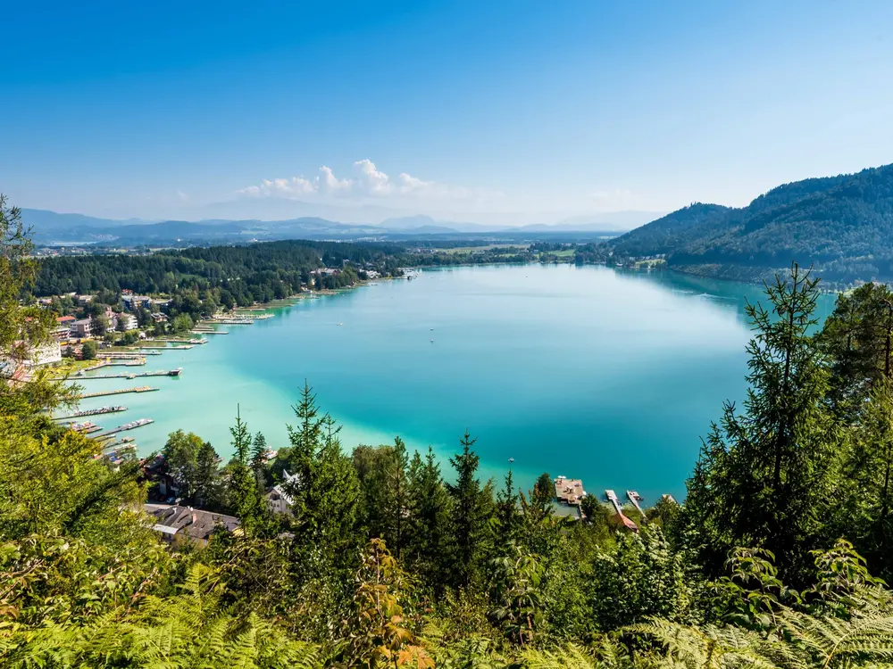 Blick über den Klopeiner See