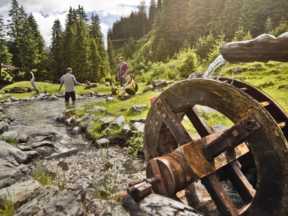 Wanderer in Saalbach Hinterglemm