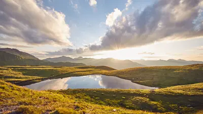 Bergsee in Saalbach Hinterglemm