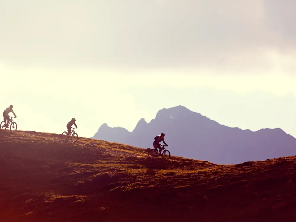 Mountainbiker auf dem Frommestrail