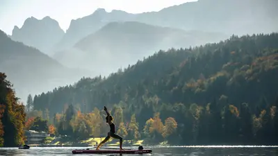 SUP Yoga am Hechtsee