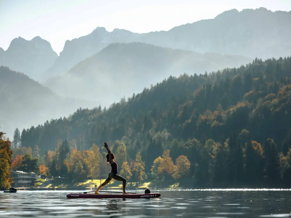 SUP Yoga am Hechtsee