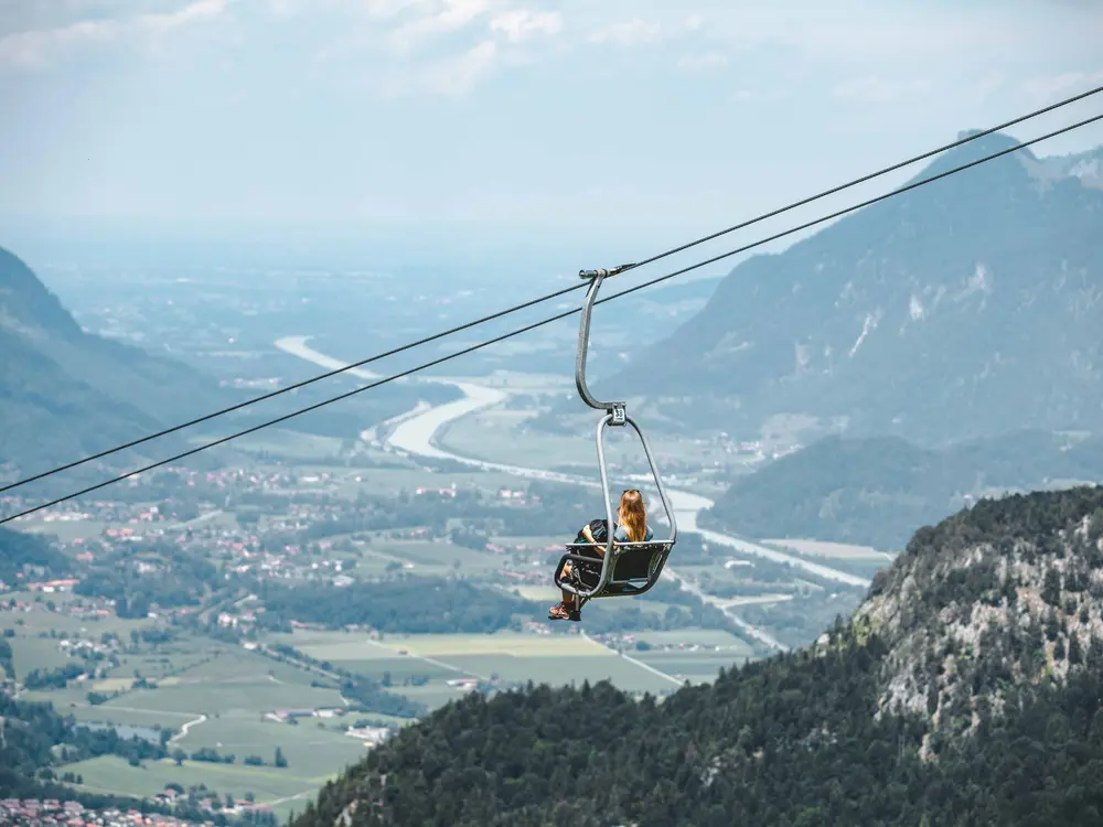 Sessellift mit Ausblick