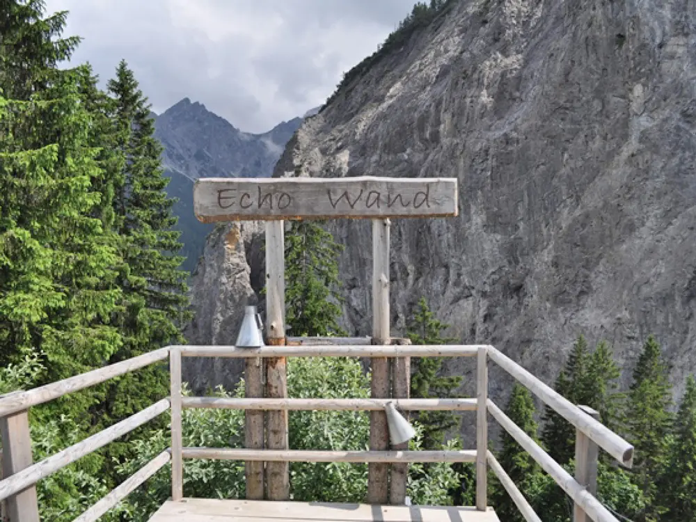 Echowand im Großen Walsertal