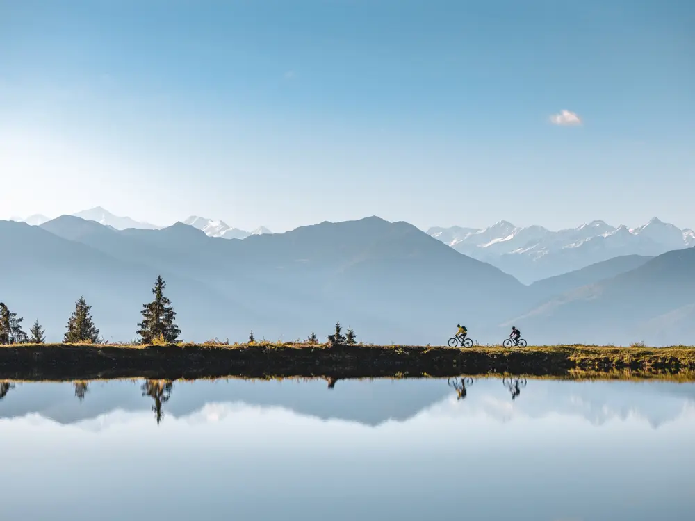 Biken im Herbst im Brixental
