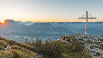 Sonnenaufang in Buchacker Hundsalm