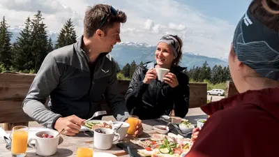 Sonnenaufgang in der Region Hohe Salve