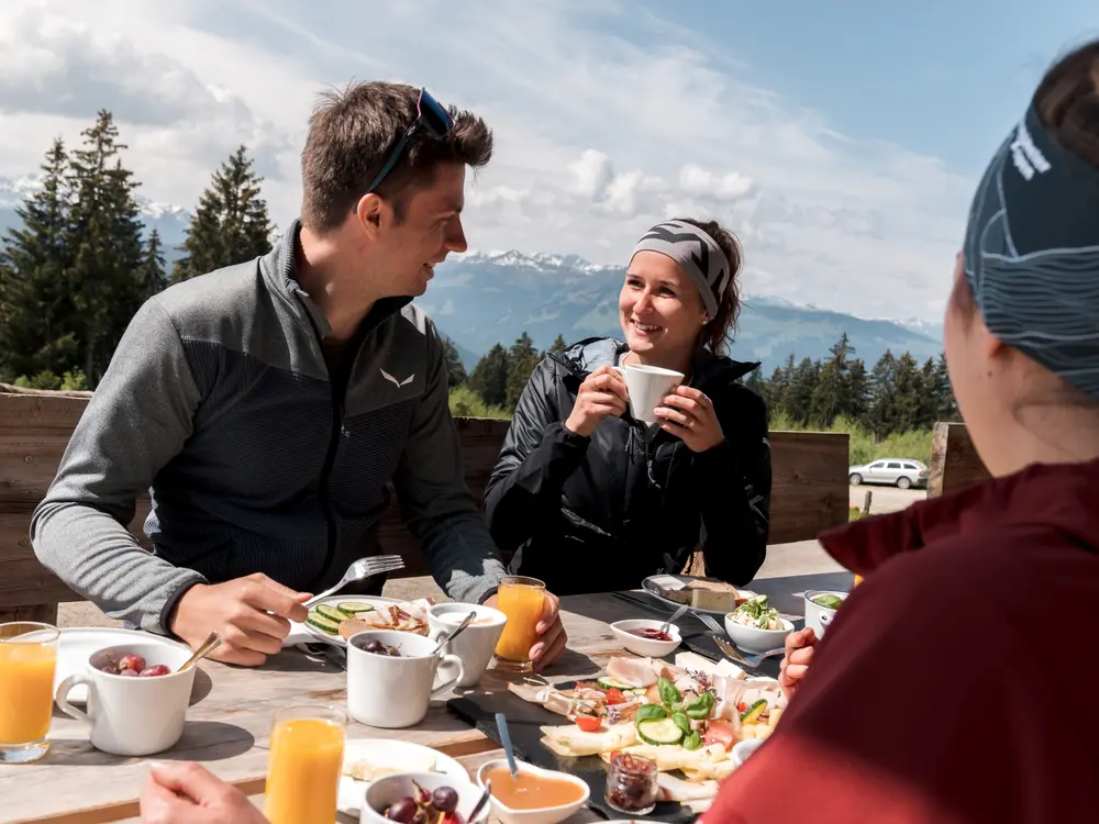 Sonnenaufgang in der Region Hohe Salve