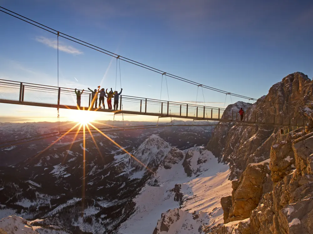 Hängebrücke am Dachstein